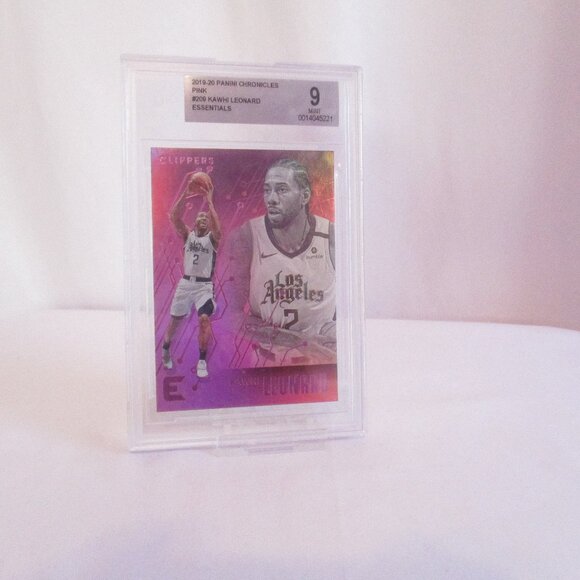 2019-20 PANINI CHRONICLES PINK #209 KAWHI LEONARD ESSENITALS MINT 9 - Picture 2 of 5